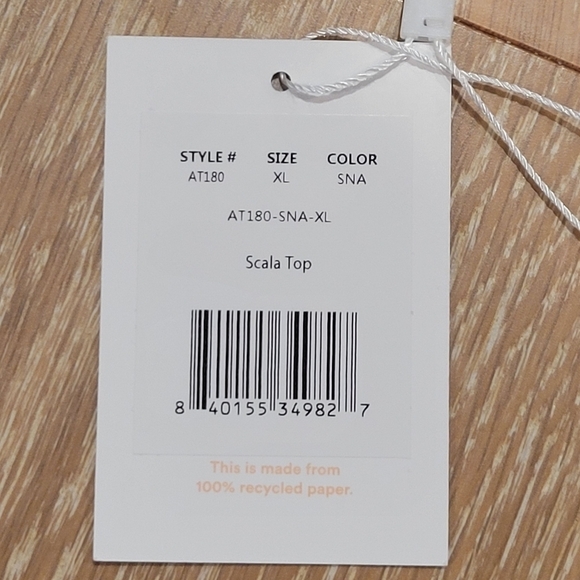 Andie Swim Snake Bandeau Padded Scala bikini top size XL NWT - Picture 8 of 9